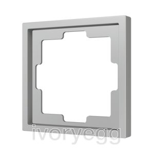 ZS70. 1-gang Frame - Silver