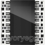 KNX pushbutton sensor 4.55 Plus, 2-gang/4-gang, white