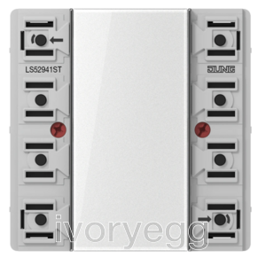 KNX F50 LS range Universal push-button module 4-gang