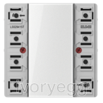 KNX F50 LS range Universal push-button module 4-gang