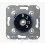 Rotary switch insert 3-level switch with OFF position, 16 AX 250 V ~, anthracite