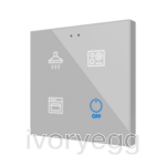 Flat RGB 4. Glass capacitive push button - 4 buttons - Custom