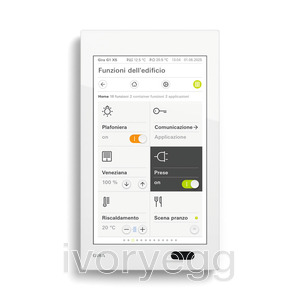 Gira G1 XS in White Glass - without WLAN