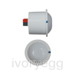 KNX Presence Detector 360° L2 IP44, White gloss finish 