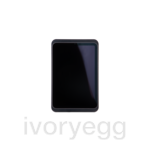 CLEARANCE ITEM - Eve Plus Sleeve - iPad mini 6 (2021 model) - brushed black (w/out Power Button)