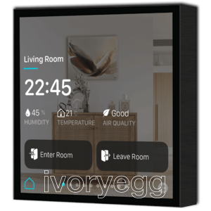 Eclipse Room Controller 4" Brushed - Aluminum Black