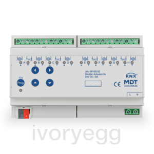 KNX Shutter Actuator 4-channel, 4 SU MDRC, 8 A, 230 V AC, Secure