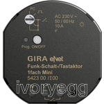 eNet wireless switching/momentary-contact actuator, 1-gang Mini