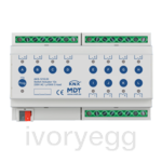 Switch Actuator 12-fold, 8SU MDRC, 10 A, 230 V AC, C-load, standard, 140 _F