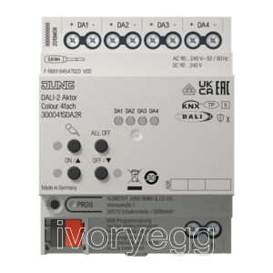KNX DALI-2 actuator Colour 4-gang