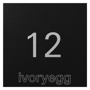 System 106 Info module, inscribable, Black Matt (lacquered)