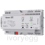 ALLinBOX 88 V2. Multifunction device with KNX power supply, KNX-IP Interface, 8 outputs/8 inputs and logic module
