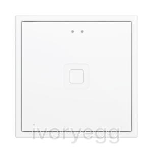 Tecla RGB 70 X1. PC-ABS Capacitive push button 70x70 - 1 button - White