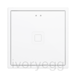 Tecla RGB 70 X1. PC-ABS Capacitive push button 70x70 - 1 button - White