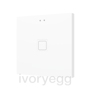 Tecla RGB 1. PC-ABS Capacitive push button - 1 button - White