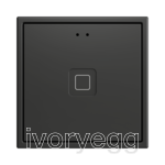 Tecla 70 X1. PC-ABS Capacitive push button 70x70 - 1 buttons - Anthracite