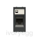 Data outlet Anthracite Polished - Zenit BS