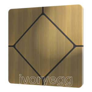 TAP-5 ORE Touch Switch - Volt Free (Dry Contact) - Lutron - QSE-CI-WCI, Brushed Antique Brass