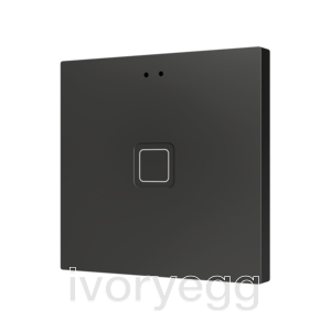 Tecla RGB 1. PC-ABS Capacitive push button - 1 button - Anthracite