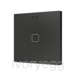 Tecla RGB 1. PC-ABS Capacitive push button - 1 button - Anthracite
