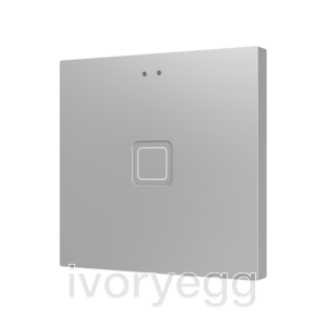 Tecla RGB 1. PC-ABS Capacitive push button - 1 button - Silver