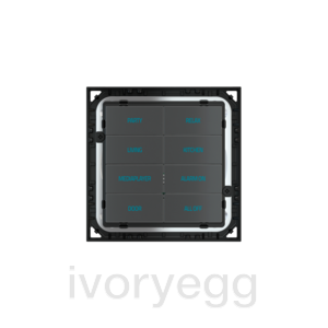 Kit 1 rocker 20 Venti (E2E) serie horizontal rectangular (30x15) Fenix Cacao Orinoco White Symbol