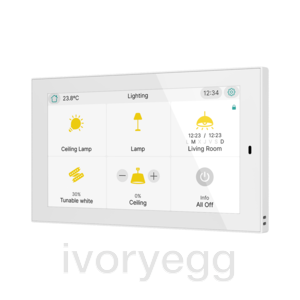 CX50. Capacitive touch panel 5" - White