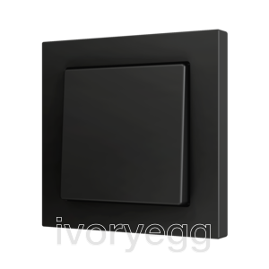 ZS55. Cover for Simple KNX Soft push button 55x55 mm. Tilt down - Anthracite