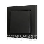 ZS55. Cover for Simple KNX Soft push button 55x55 mm. Tilt down - Anthracite