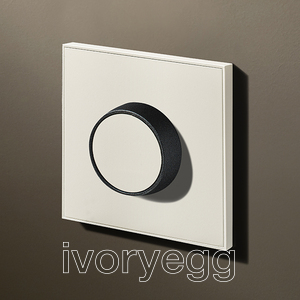 Dimmer 1D Casambi RGB - Matt white RAL9010 + Textured black cone