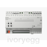 KNX multi station universal, rail mounting device, 8 rail units, secure