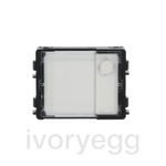 Welcome Round pushbutton module, 1, white