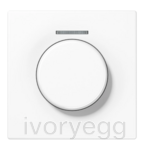 LS Range Centre plate for KNX Rotary Sensor - white