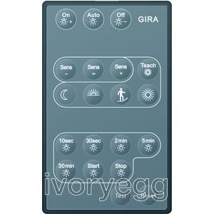 IR remote control PIR KNX