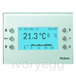 VARIA 826 S WH KNX flush glass display white