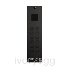 Keypad Black matt, stand alone 2 relays +Wiegand recessed and proxi