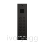 Keypad Black matt, stand alone 2 relays +Wiegand recessed and proxi