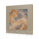 Flat RGB 55 X6. Glass capacitive push button 55x55 - 6 buttons - 360° Custom