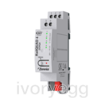 RailQUAD 4. Input module with 4 analog-digital inputs for DIN rail with status indicator LEDs.
