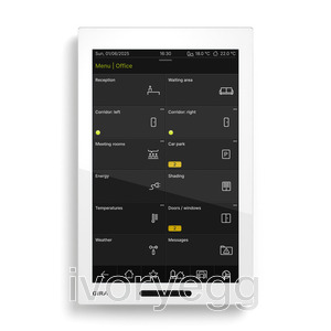 Gira G1 in White Glass - with WLAN