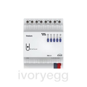 KNX 4 channel relay