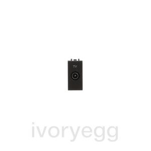 TV outlet Anthracite Polished - Zenit BS