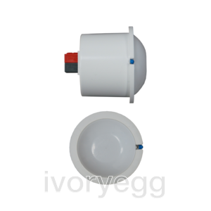 KNX Presence Detector 360° L3 TS, White matt finish