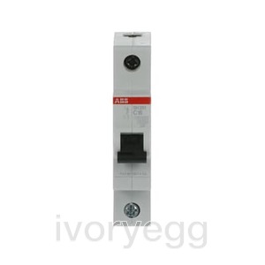 Miniature Circuit Breaker - SH200 - 1P - 16 A - C - (AC) 6 kA