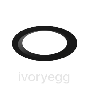 Design ring for KNX presence detector mini, matt graphite black