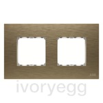 Frame 2-gang Antique Gold - Millenium