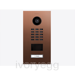 IP Video Intercom, Bronze finish