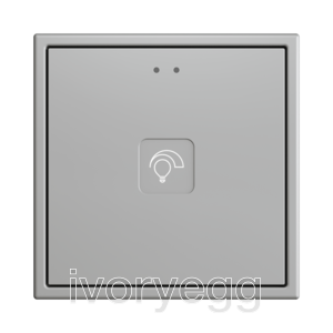 Tecla RGB 70 X1. PC-ABS Capacitive push button 70x70 - 1 button - Custom