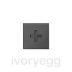 Eve plus wall base cover brushed volcanic grey