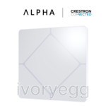 TAP-5 ALPHA Touch Switch - Cresnet, Matt White